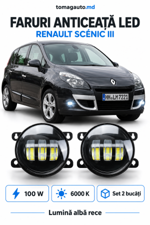 Faruri Auto - Faruri anticeata LED Renault Scénic III 2009-2016 (2buc)