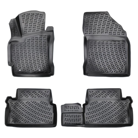 Covorase auto - SET COVORASE AUTO CAUCIUC UMBRELLA PENTRU TOYOTA AURIS II 2012-2018