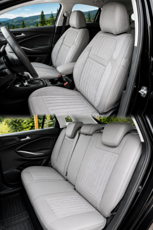 Huse Scaune - Huse auto 5 locuri (8867) GRI