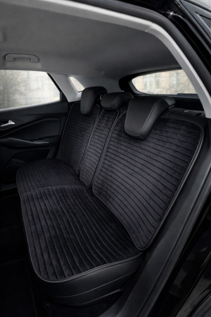 Huse Scaune - Huse auto Velur spate (negru în linii)