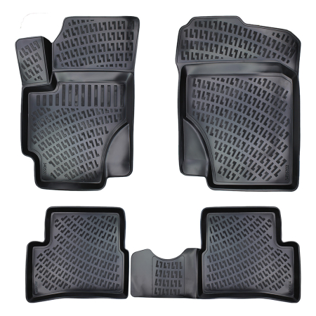 Covorase auto - HYUNDAI ACCENT III 2005-2011 SET COVORASE AUTO CAUCIUC