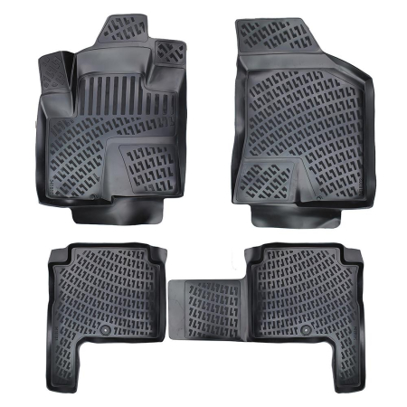 Covorase auto - HYUNDAI SANTA FE II 2006-2012 SET COVORASE AUTO CAUCIUC