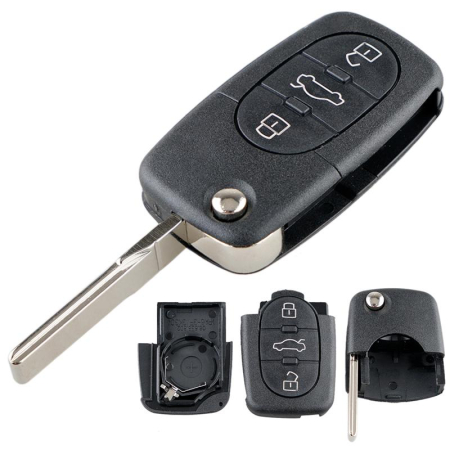 Carcase Chei - Корпус ключа Audi, VW, 3кнопки круг