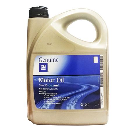 Ulei Motor - МОТОРНОЕ МАСЛО GM 5W30 DEXOS2 5L