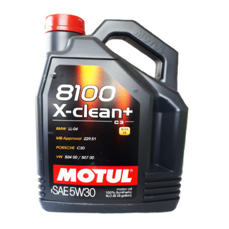 Ulei Motor - МОТОРНОЕ МАСЛО MOTUL 5W30 8100 X-CLEAN+ 5L