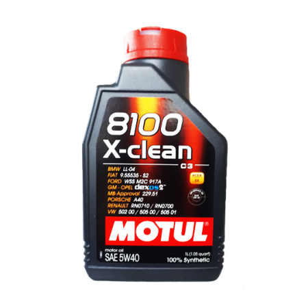 Ulei Motor - МОТОРНОЕ МАСЛО MOTUL 5W40 8100 X-CLEAN 1L