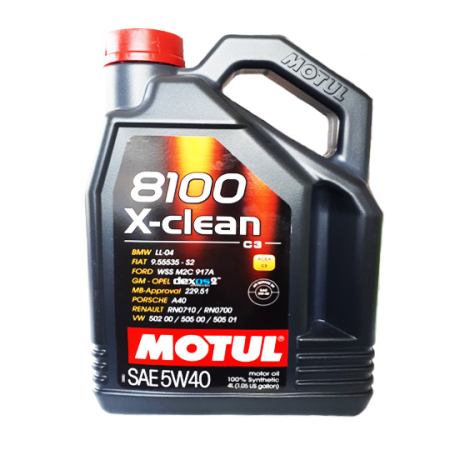 Ulei Motor - МОТОРНОЕ МАСЛО MOTUL 5W40 8100 X-CLEAN 4L