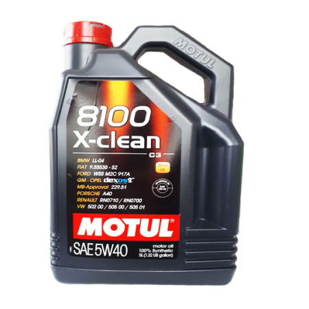 Ulei Motor - МОТОРНОЕ МАСЛО MOTUL 5W40 8100 X-CLEAN 5L