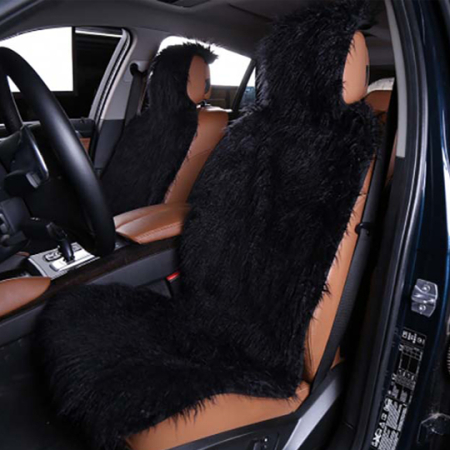 Ulei Motor - Накидки на сиденья шерсти Черная (2шт)