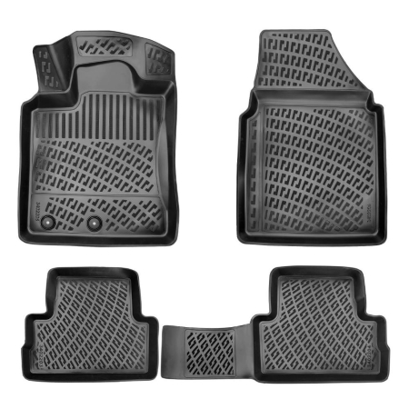 Covorase auto - NISSAN QASHQAI I (J10) 2006-2013 SET COVORASE AUTO CAUCIUC UMBRELLA