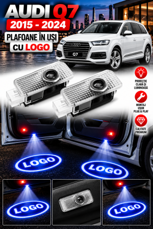 Plafon in uși LOGO - Set 2 Lampi Portiere Auto Audi Q7 (2015-2024)