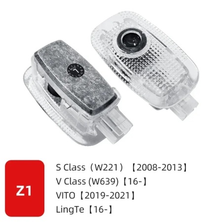 Plafon in uși LOGO - Set 2 Lampi Portiere Auto Mercedes (PMC-BZ1)