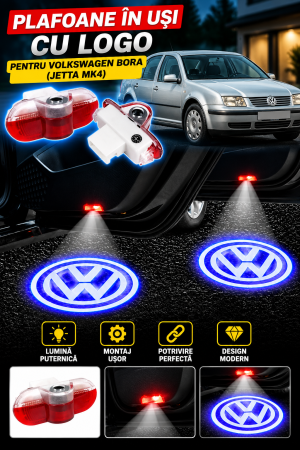 LUMINI AUTO - Set 2 Lampi Portiere Auto Volkswagen Bora (1998-2005)