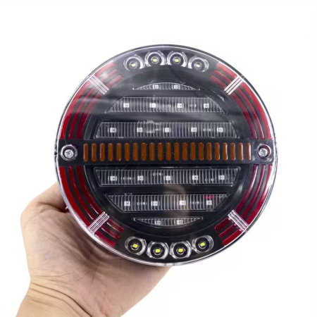 Faruri Auto - Set 2 stopuri LED rotunde 13,46 cm