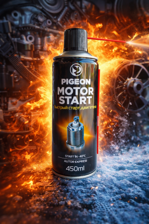 SOLUȚII CHIMICE - Spray „Motor Start” PIGEON (450ml)