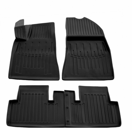 Cotiere auto - Tesla Model 3 (2017-) Set Covorase Auto Cauciuc