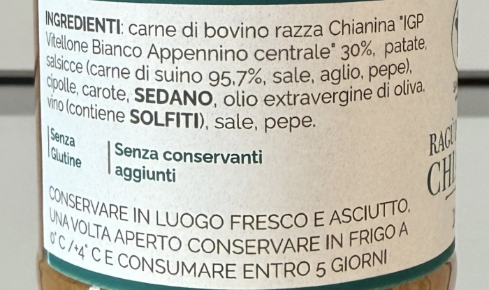 Ragu Bianco de Chianina San Giobbe 180 g [3]