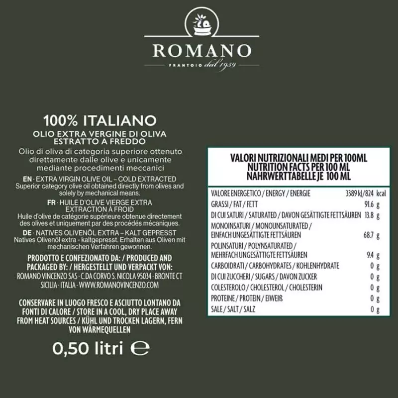 Ulei de masline extravirgin premium Le Iconiche Frantoio Romano Vincenzo [2]