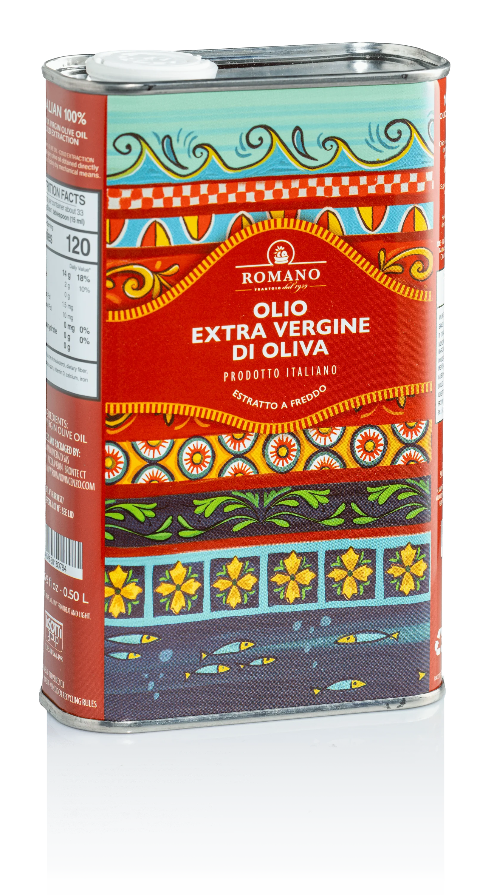 Ulei de masline - Ulei de măsline extravirgin Sicilia – cutie metalică 500 ml