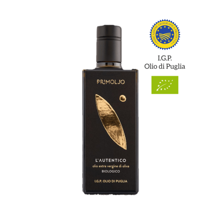 Ulei de masline - L’Autentico Primoljo – ulei de măsline extravirgin BIO IGP Italia, 500 ml