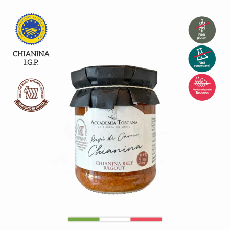 Noutati - Ragu carne Chianina Accademia Toscana 180g sos italian gourmet