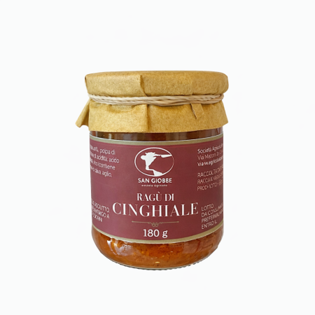 Noutati - Ragu de mistreț toscan San Giobbe – sos italian tradițional 180 g