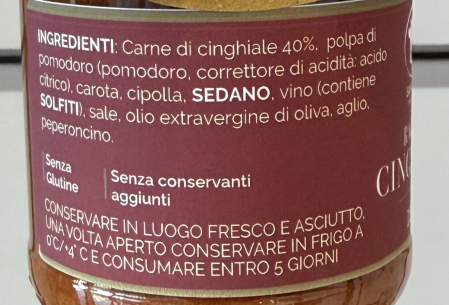 Ragu de mistreț toscan San Giobbe – sos italian tradițional 180 g [2]