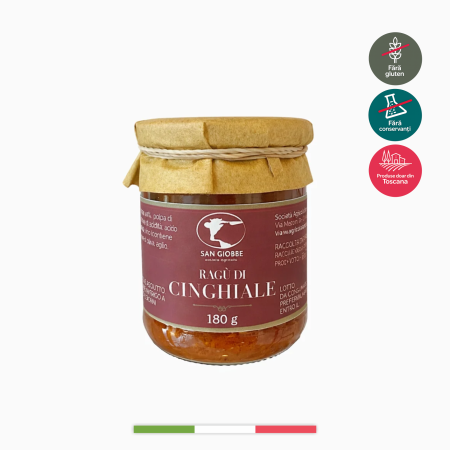 Noutati - Ragu de mistreț toscan San Giobbe – sos italian tradițional 180 g