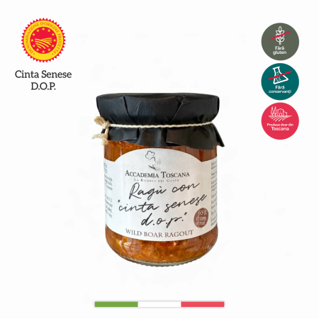 Noutati - Ragu din porc Cinta Senese DOP Accademia Toscana 180 g
