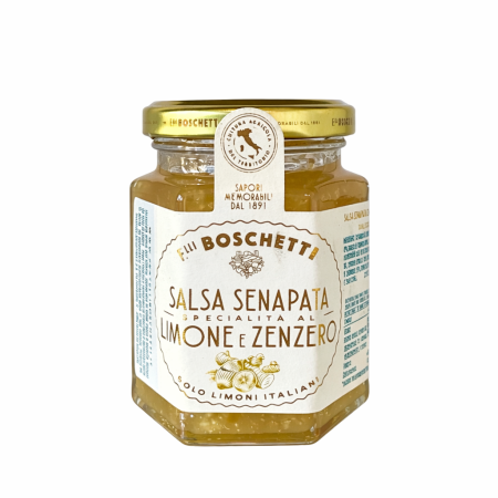 Noutati - Sos dulce cu lămâie, ghimbir și muștar – I Fratelli Boschetti, 130 g