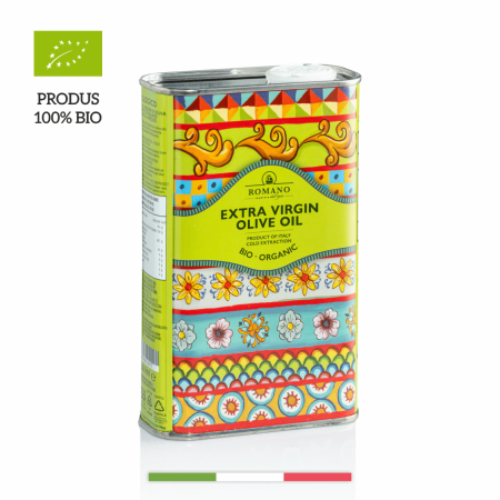 Ulei de masline - Ulei de măsline extravirgin BIO cutie metalică - Romano Vincenzo, 500 ml - Romano Vincenzo