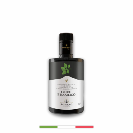 Noutati - Ulei de masline extravirgin cu busuioc proaspat  250 ml