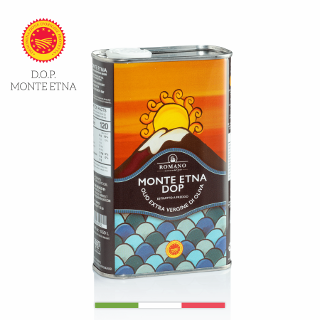 Ulei de masline - Ulei de masline extravirgin DOP Monte Etna cutie metalica 500 ml