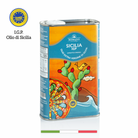 Ulei de masline - Ulei de măsline extravirgin IGP Sicilia – cutie metalică premium 500 ml