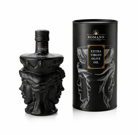 Ulei de masline extravirgin sicilian Testa di Moro Le Sciare negru  Romano Vincenzo 500 ml [5]