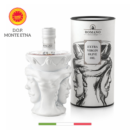 Ulei de masline - Ulei de masline extravirgin DOP Monte Etna Testa di Moro Romano Vincenzo 500 ml
