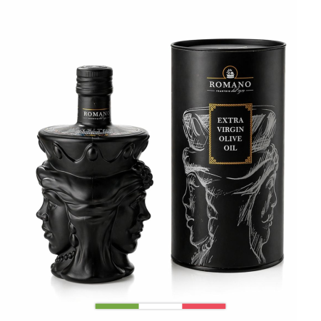 Ulei de masline - Ulei de masline extravirgin sicilian Testa di Moro Le Sciare negru  Romano Vincenzo 500 ml