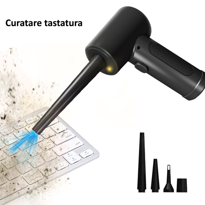 Aspirator si suflanta 2 in 1, fara fir, indepartare praf [2]