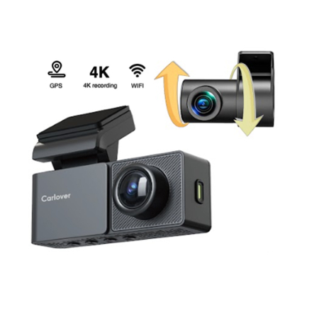 Camere auto - Camera auto, duala, 4K, model A3, GPS integrat, vedere nocturna