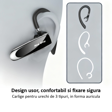 Casca Bluetooth 5.0, handsfree, LC-B41, neagra [2]