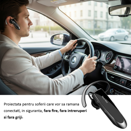 Casca Bluetooth 5.0, handsfree, LC-B41, neagra [5]