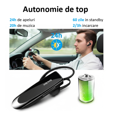 Casca Bluetooth 5.0, handsfree, LC-B41, neagra [1]