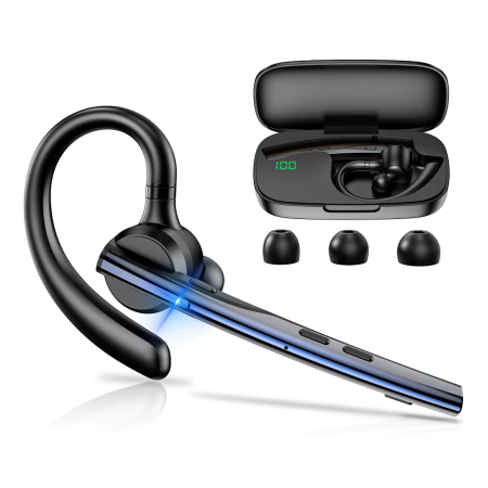 Casti Bluetooth soferi - Casca soferi Bluetooth 5.1, handsfree, M54, negru