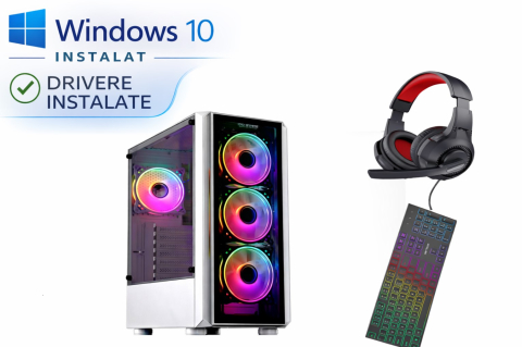 Calculatoare Gaming - Calculator Gaming i3-8100 3.6Ghz, GTX 980 Ti 6GB, 8GB RAM DDR4, 256GB SSD + 500GB HDD