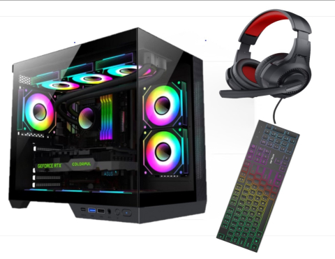 Calculatoare Gaming - Calculator Gaming i7-6700 3.4Ghz, 16GB RAM, GTX 1070 8GB, SSD 128GB + HDD 1TB