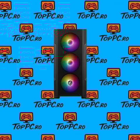 TopPC Gaming Elite - TopPC Gaming Elite i3-8100, 16GB RAM, 256GB SSD, RX 6400, HDD 500GB