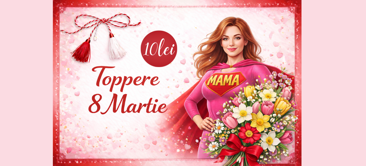 Toppere Tort 8 martie