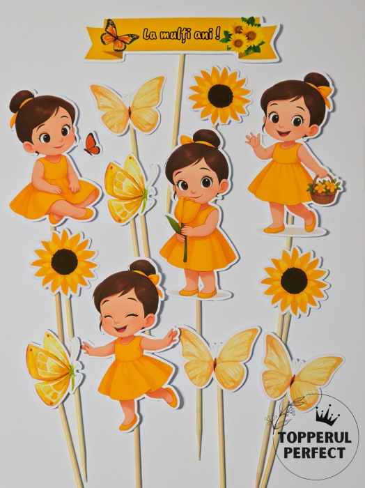 Set Toppere Fetita Galben [1]