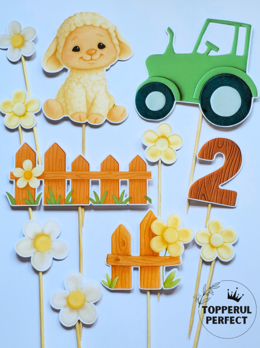 Set Toppere Ferma & Oaie + Tractor [1]