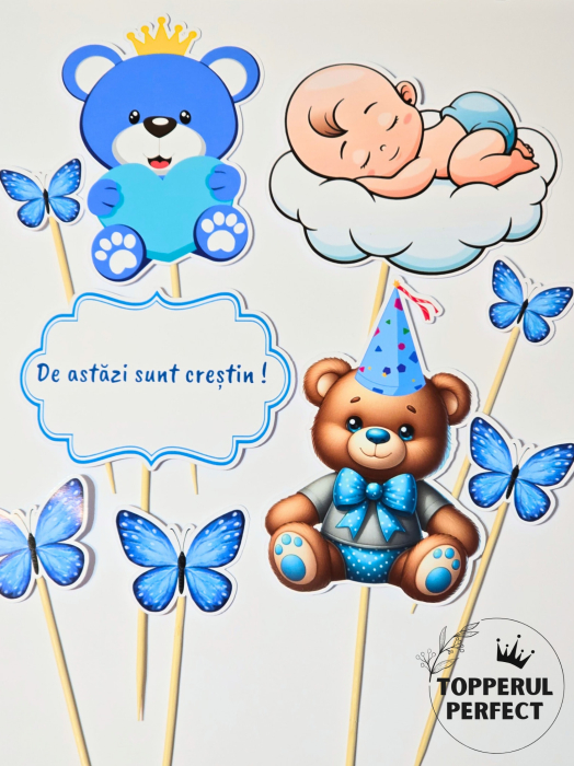 Set Toppere Urs + Bebe de astazi sunt crestin [1]